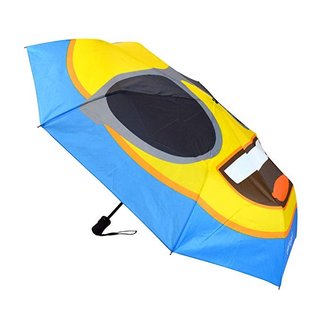 Emoji AutoFold Compact Umbrella, blue (sunglasses)