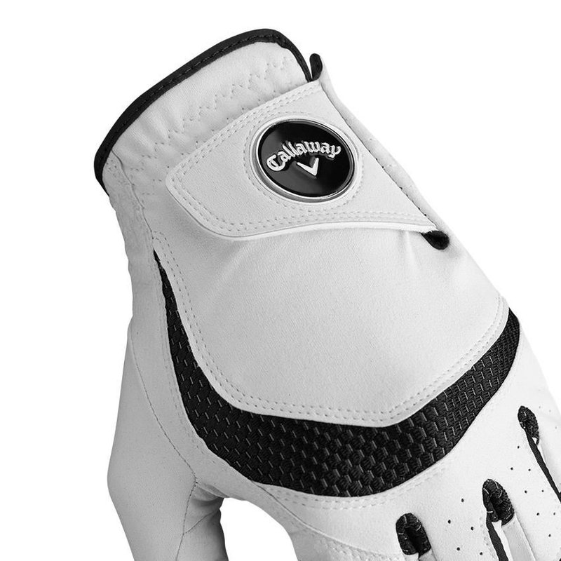 Callaway Syntech 19 ladies golf glove, white