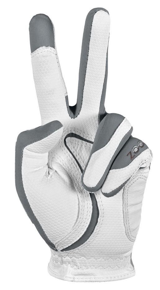 Zoom Zoom Weather ladies golf glove, white/silver