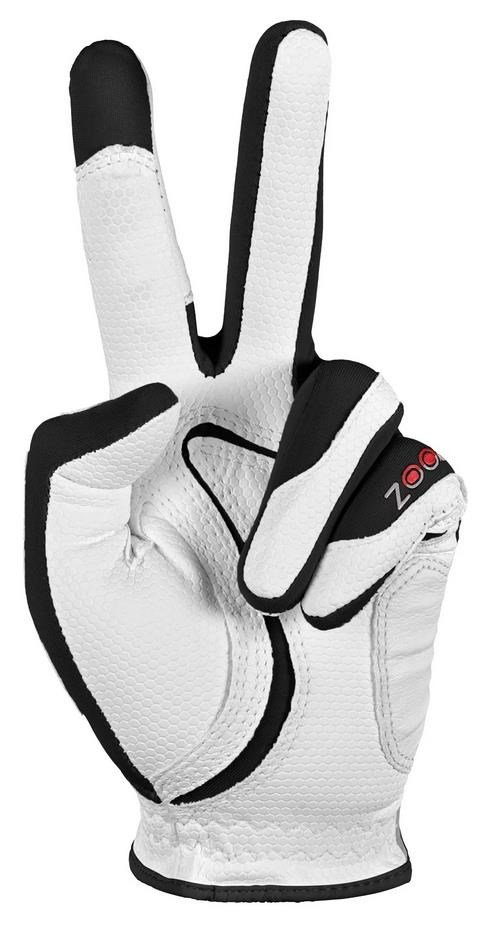 Zoom Zoom Weather ladies golf glove, white/black