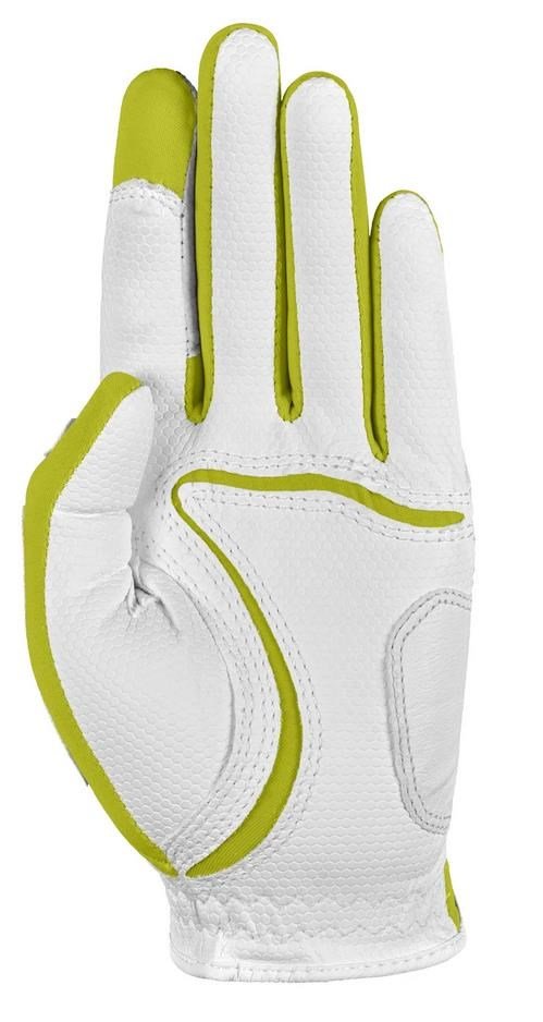 Zoom Zoom Weather ladies golf glove, white/lime