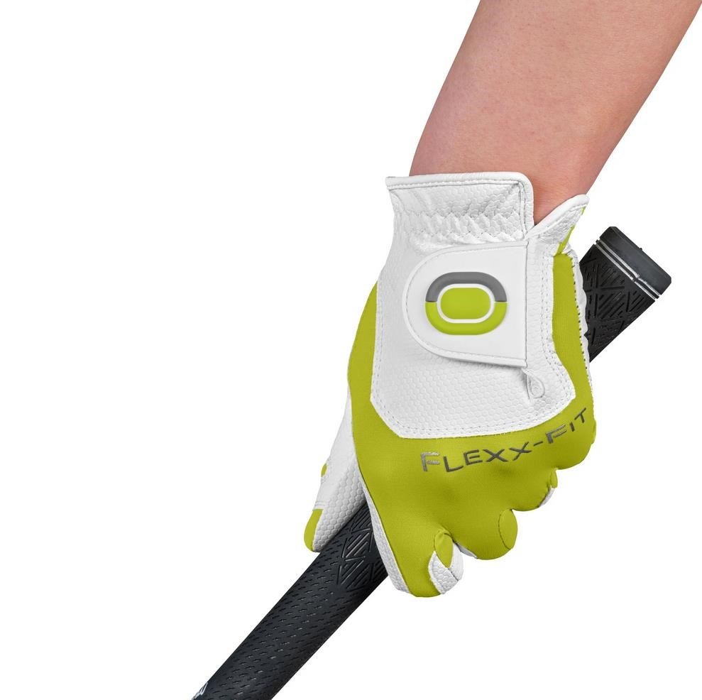 Zoom Zoom Weather ladies golf glove, white/lime