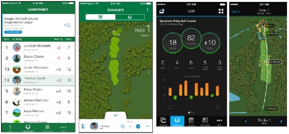 Garmin Golf app and Garmin Connect tournament and scoring features