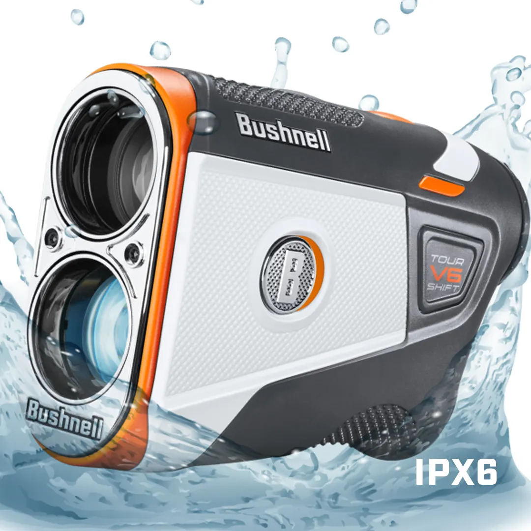 Bushnell Tour V6 Shift - IPX6 Weather-Resistant Construction