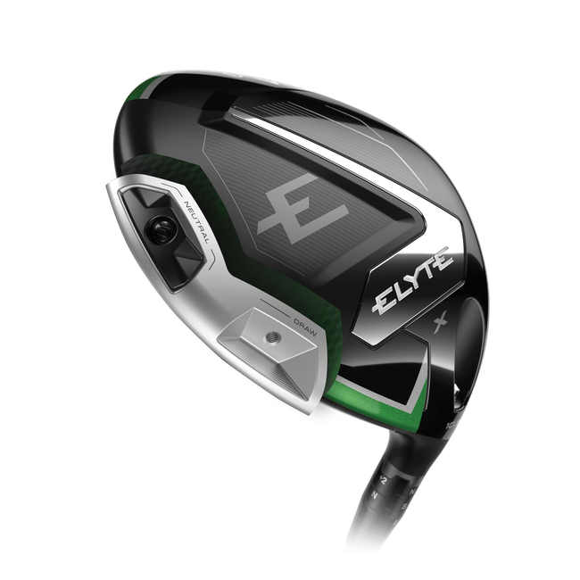 Callaway Elyte X discrete weighting system neutral and draw settings
