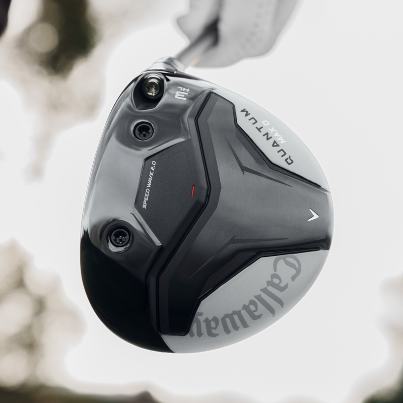 Callaway Quantum Max D Ladies Fairway Wood — shallower face and larger head for easy high launch