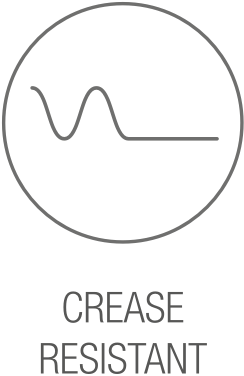 Crease resistant fabric icon