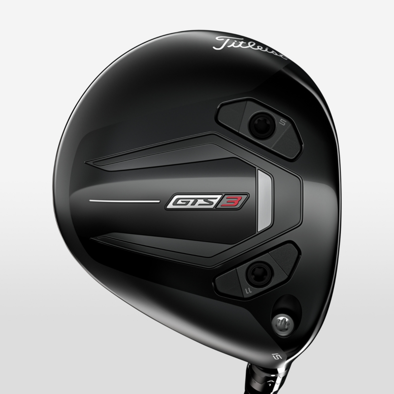 Dual heel-toe weighting system diagram for GTS3 Fairway