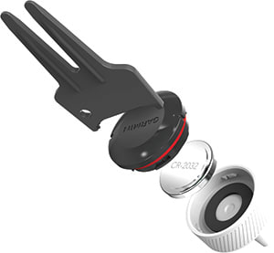 Garmin Approach CT10 battery cap tool exploded view