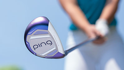 PING G Le4 ladies hybrid - worm view showing low centre of gravity