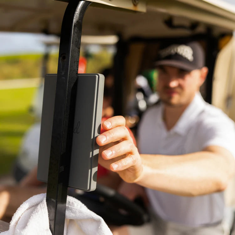 The Caddie GPS heavy-duty magnet attachment