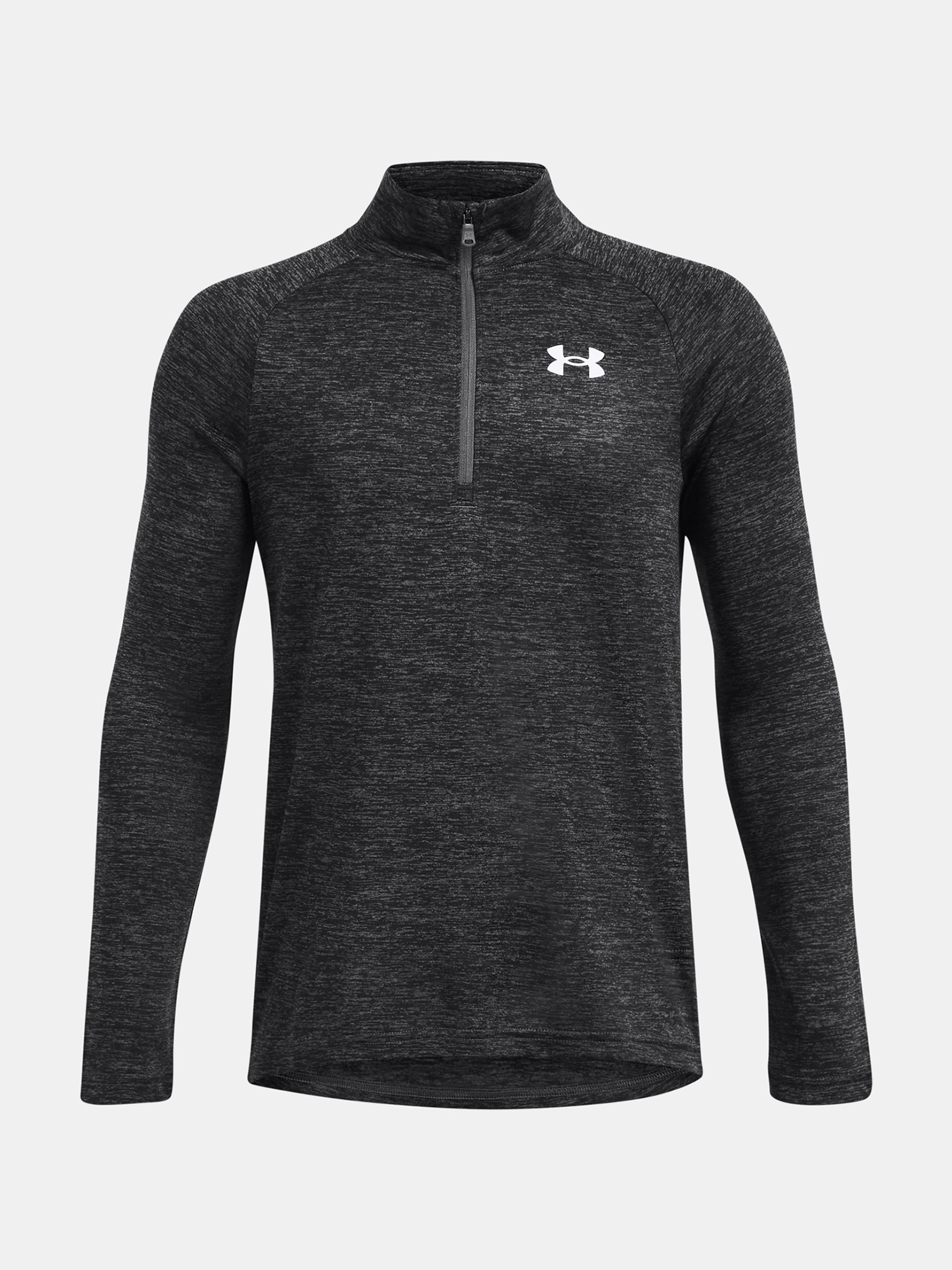 Under Armour Tech 2.0 1/2 Zip junior sweatshirt grey front view