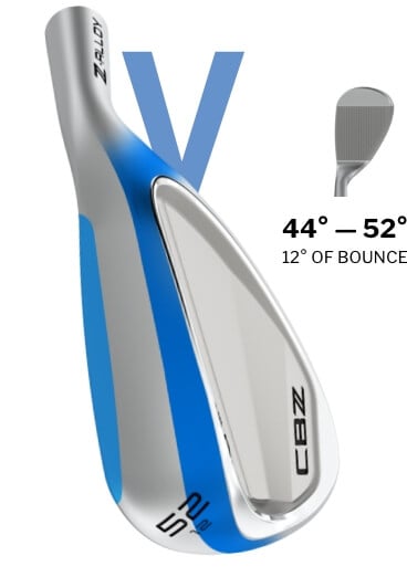 Cleveland CBZ Gap Wedge V-Grind Sole