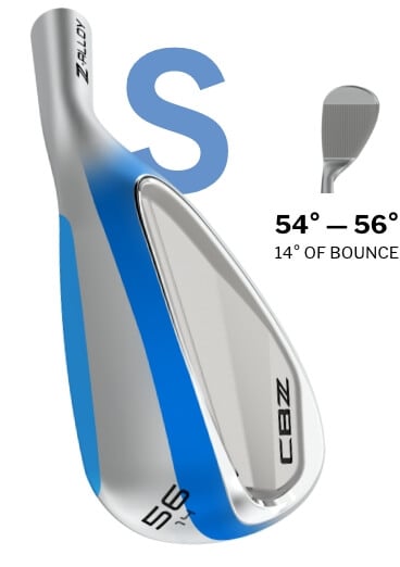 Cleveland CBZ Sand Wedge S-Grind Sole