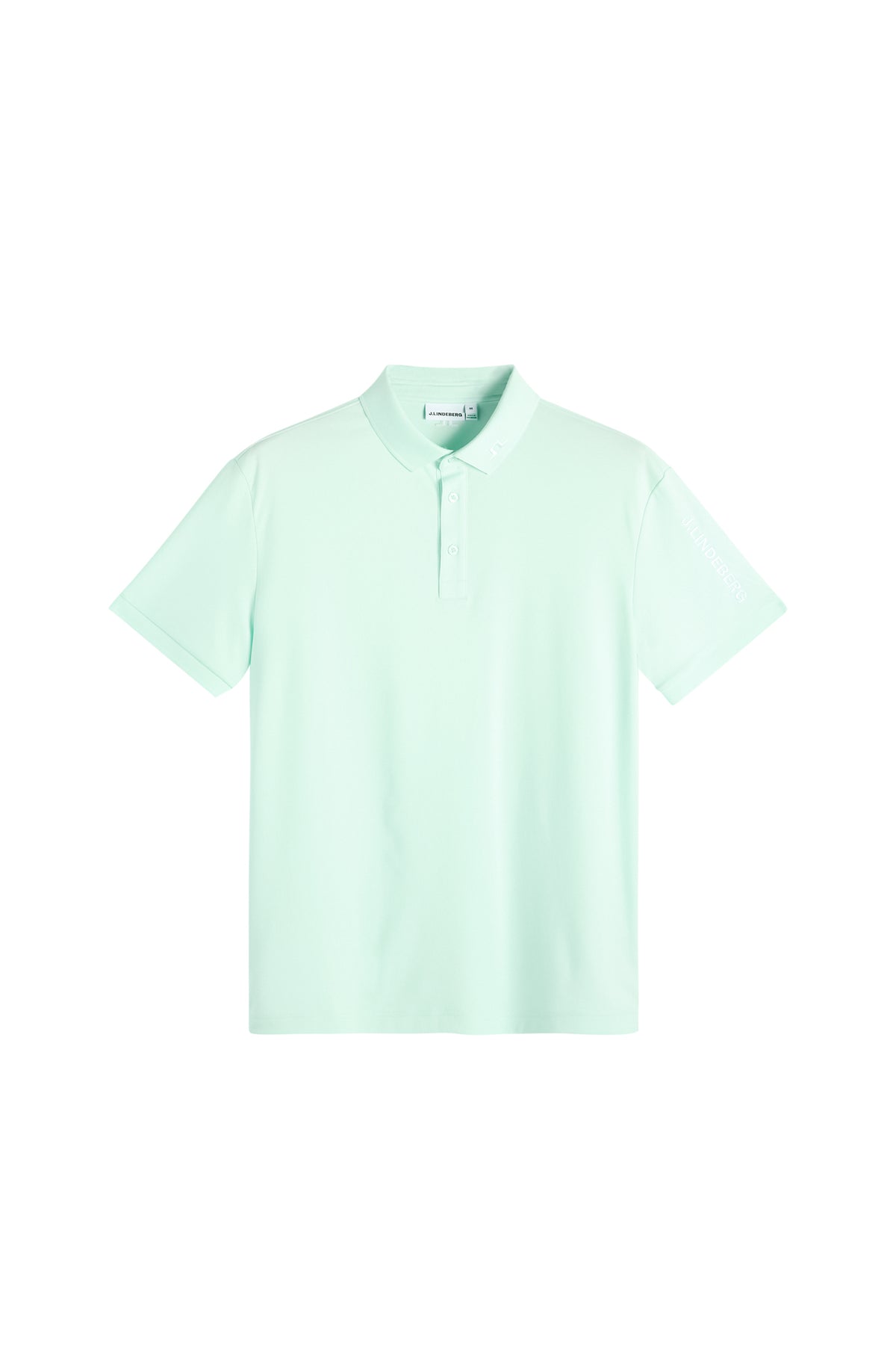 J.Lindeberg Tour Tech Polo Bay – collar and fit detail