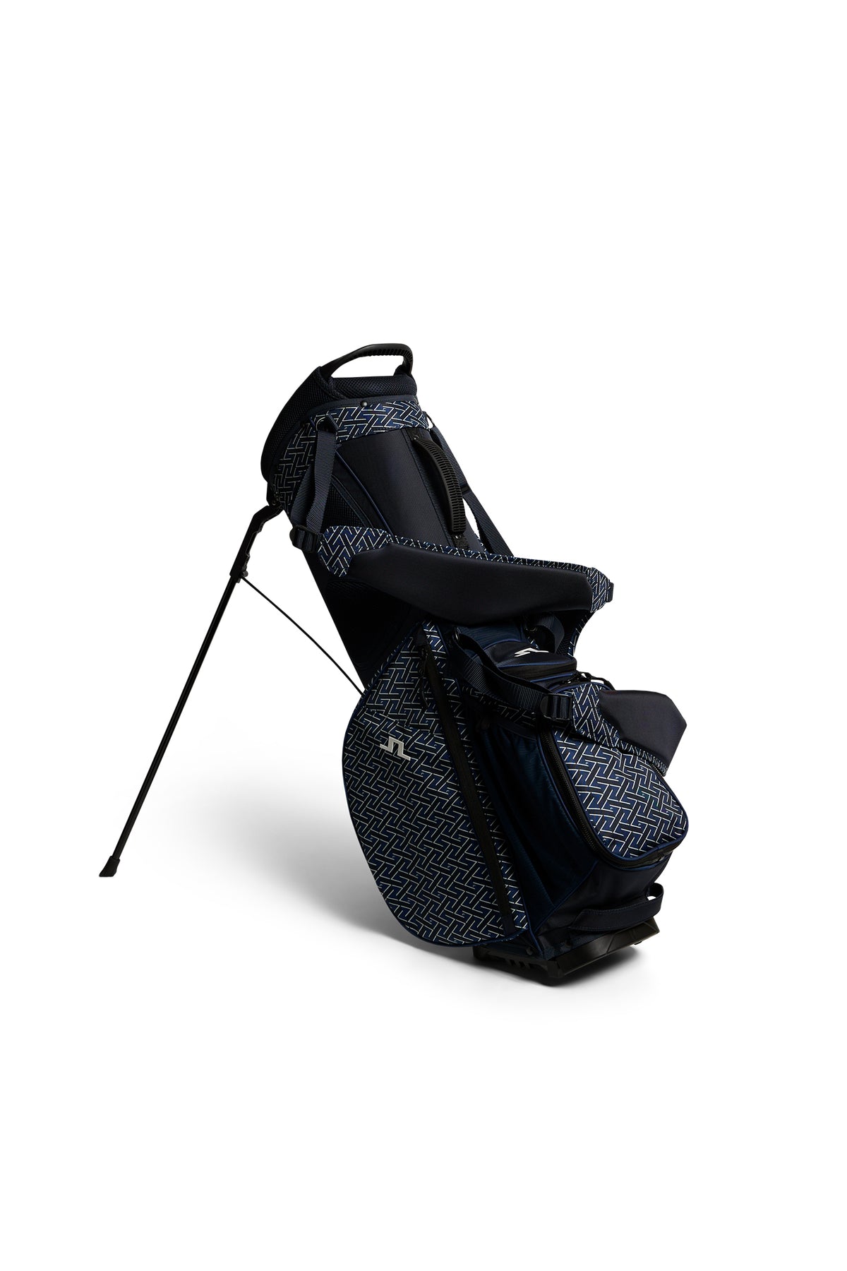 J.Lindeberg JL Flare Printed Golf Bag - pocket and compartment detail