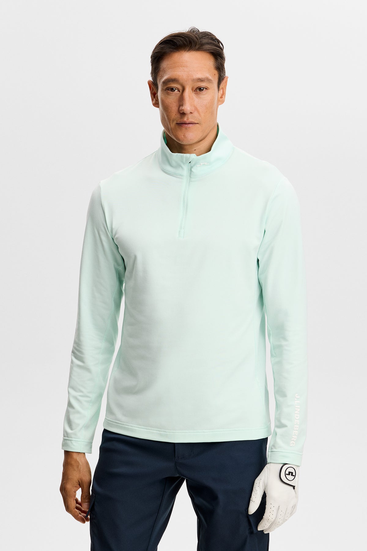 J.Lindeberg Tour Tech Mid Layer Bay - on-course layering performance