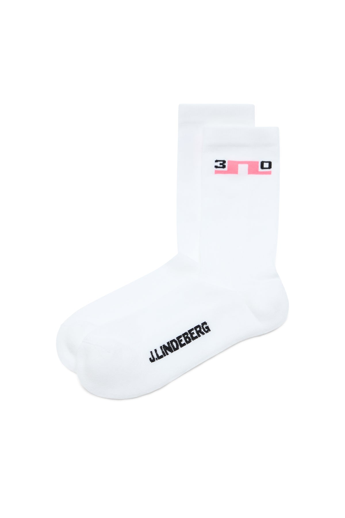 J.Lindeberg 30Y Kameron Socks White – front lifestyle view