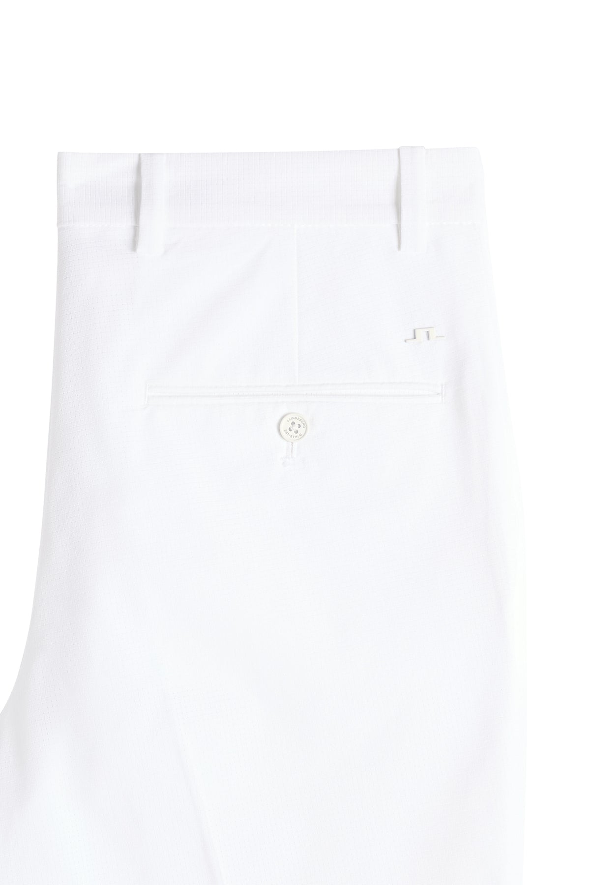 J.Lindeberg Vent Shorts Estate Blue – stretch and movement detail