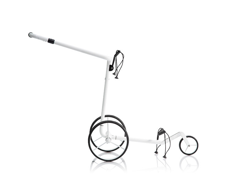 JuCad Carbon Travel Bianco SV 3.0 profile view showing battery integration