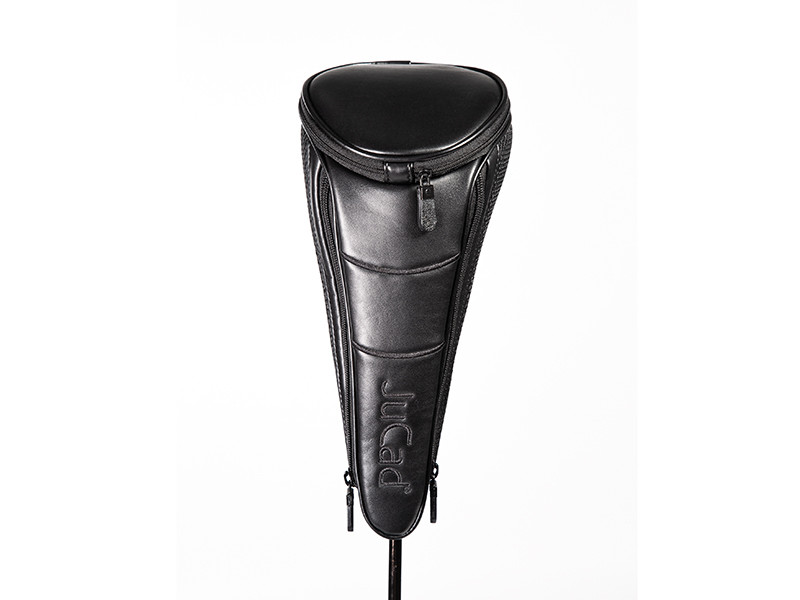 JuCad Driver Head Cover Set front view showing velvet material and long neck