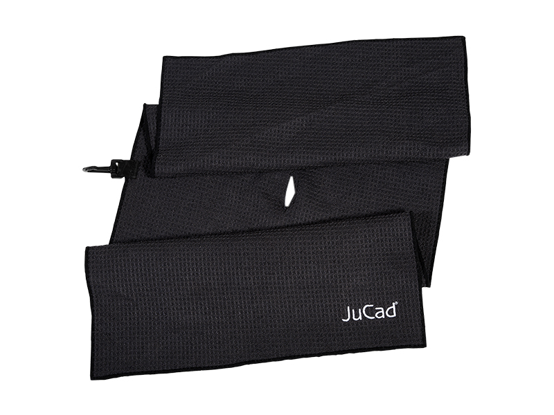 JuCad functional towel close up showing waffle texture detail
