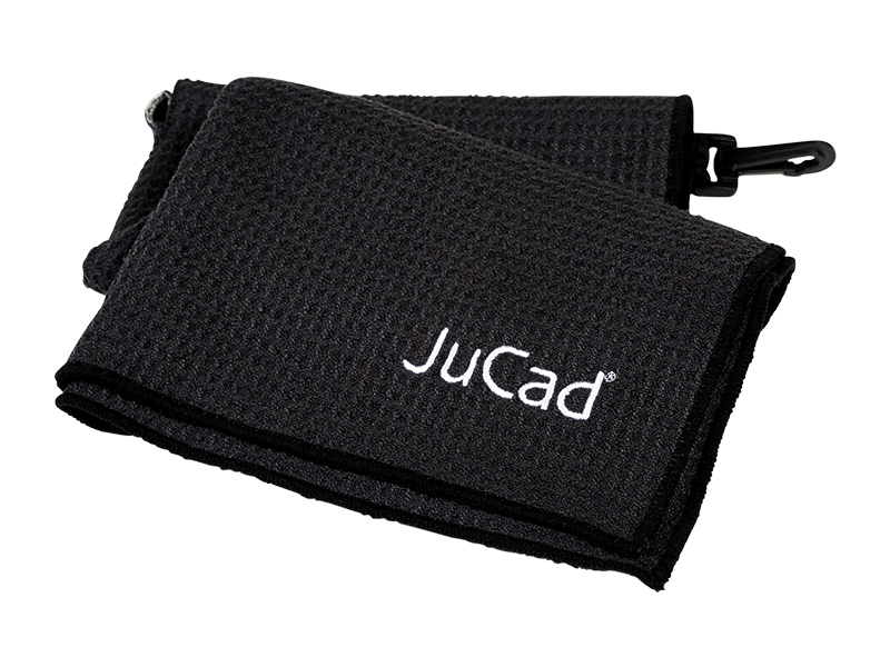 JuCad functional towel hanging on trolley handlebar