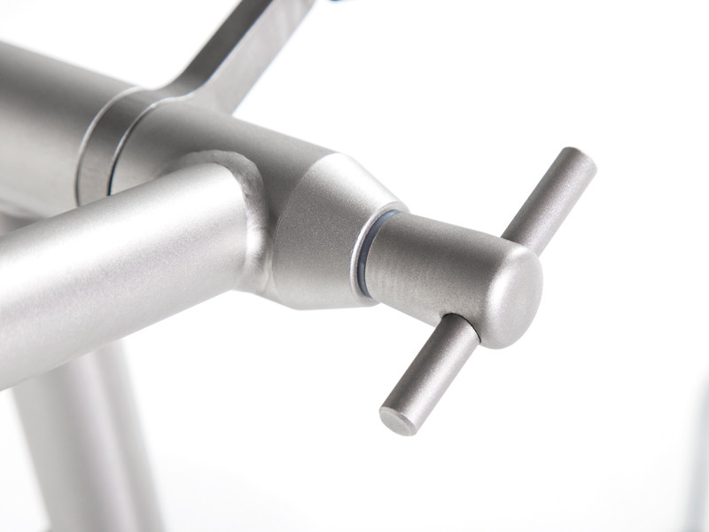 Practical butterfly handle of the JuCad Powerlock system