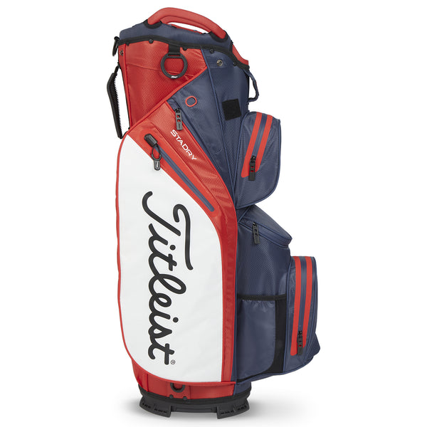 Titleist 14 StaDry Cart Bag — 14-way full length dividers with putter well