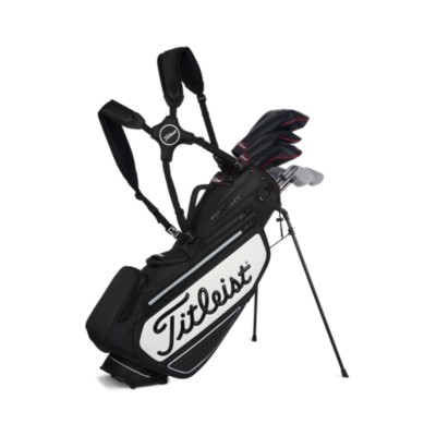Titleist Premium StaDry Stand Bag — tour-inspired design in black and white