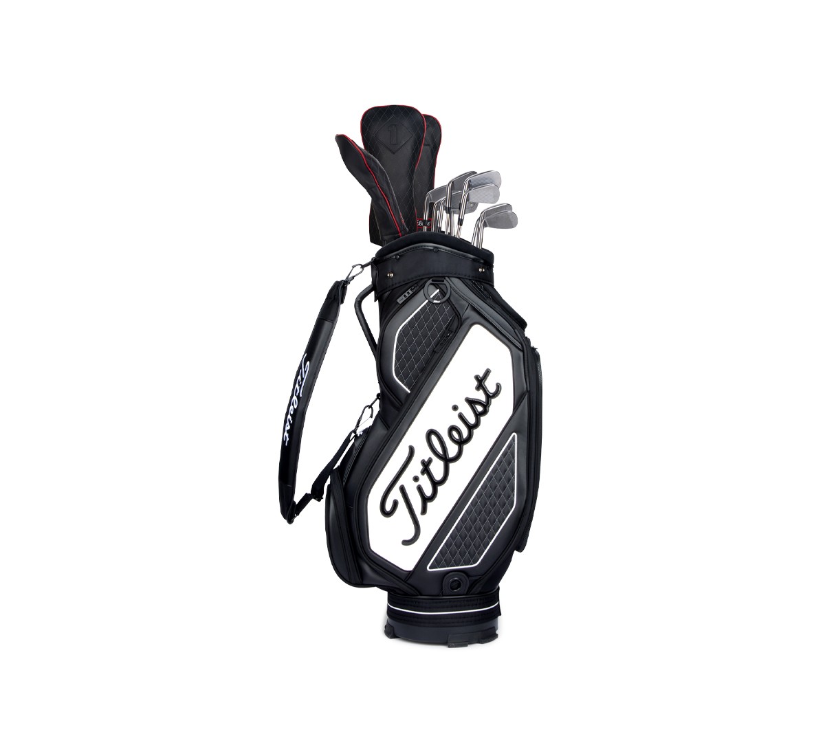 Titleist Tour Series Midsize Bag black and white — tour-inspired design