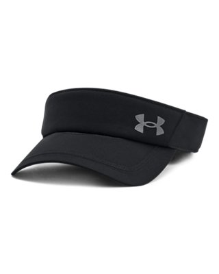 Under Armour Iso-Chill Launch Visor – side profile showing lightweight woven fabric and perforated panels