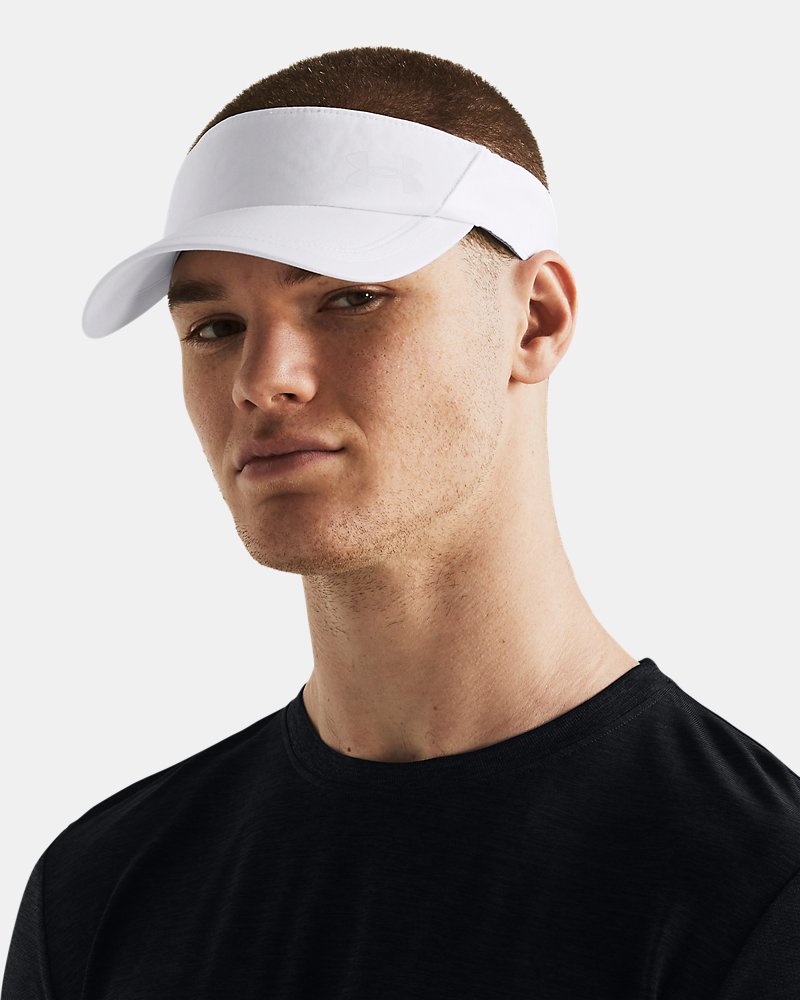 Under Armour Iso-Chill Launch Visor white front view