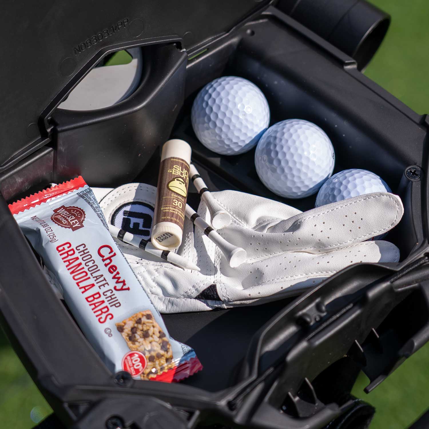 Bag Boy Nitron deep scorecard console and storage organiser