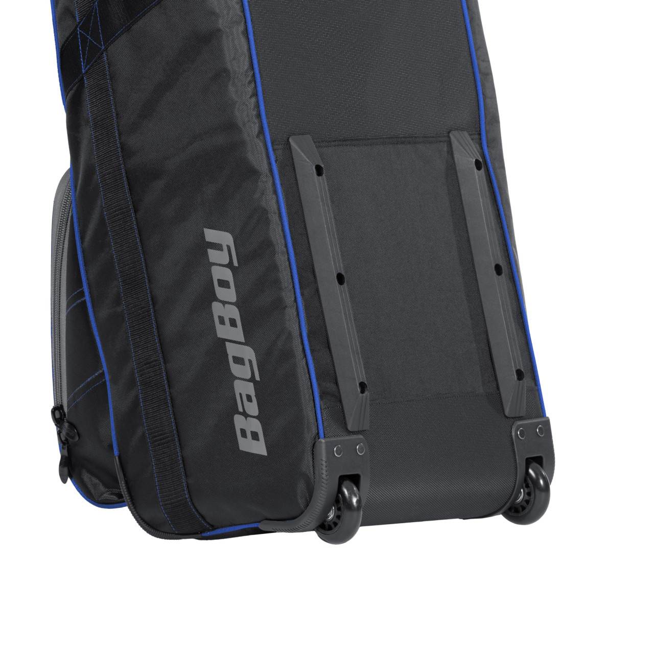 Bag Boy T-800 skid bars detail on rear panel