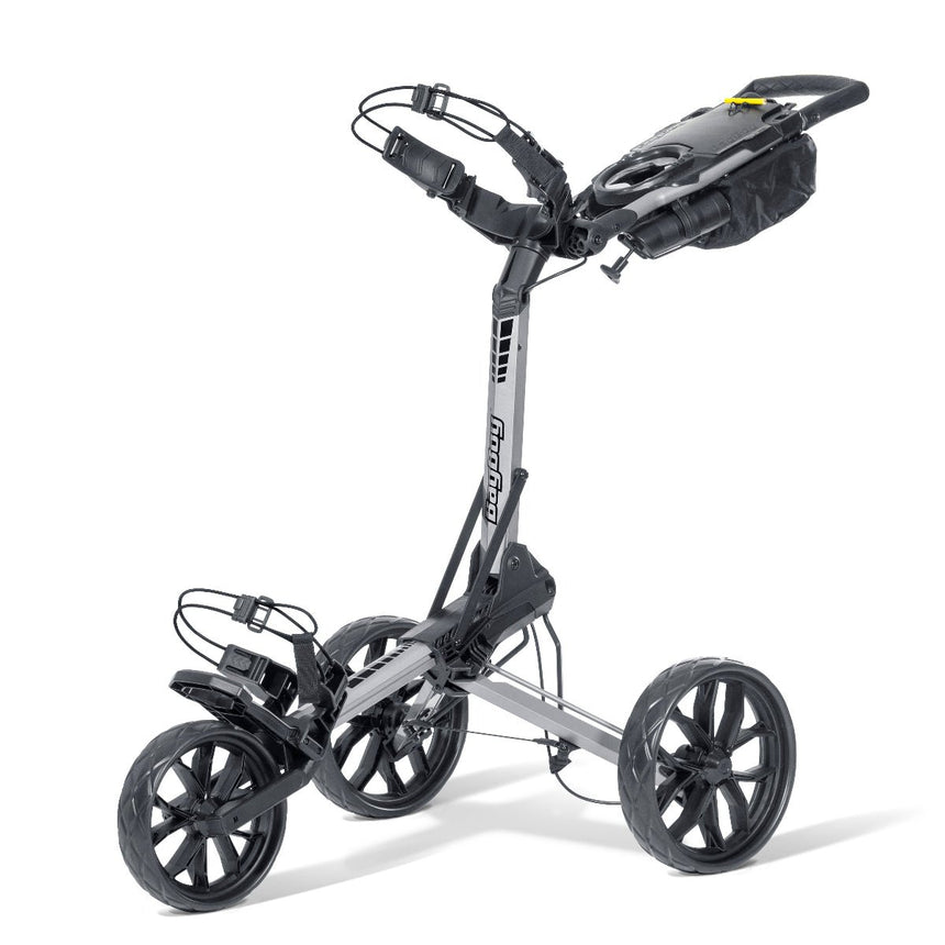 Bag Boy Slimfold Compact Push Cart Silver/Black