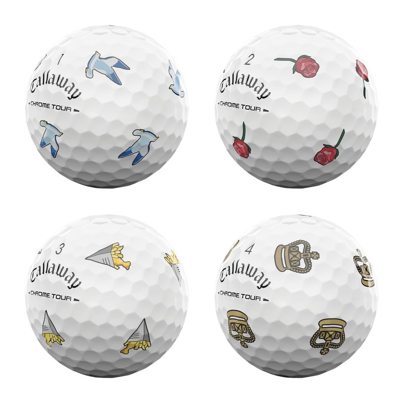 Callaway Chrome Tour July Major 2026 – Seamless Tour Aero dimple pattern
