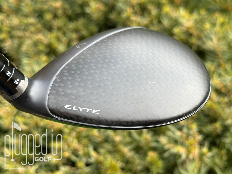 Callaway Elyte X Fairway Wood 2025 – Ai10x face and Tungsten Speed Wave feature