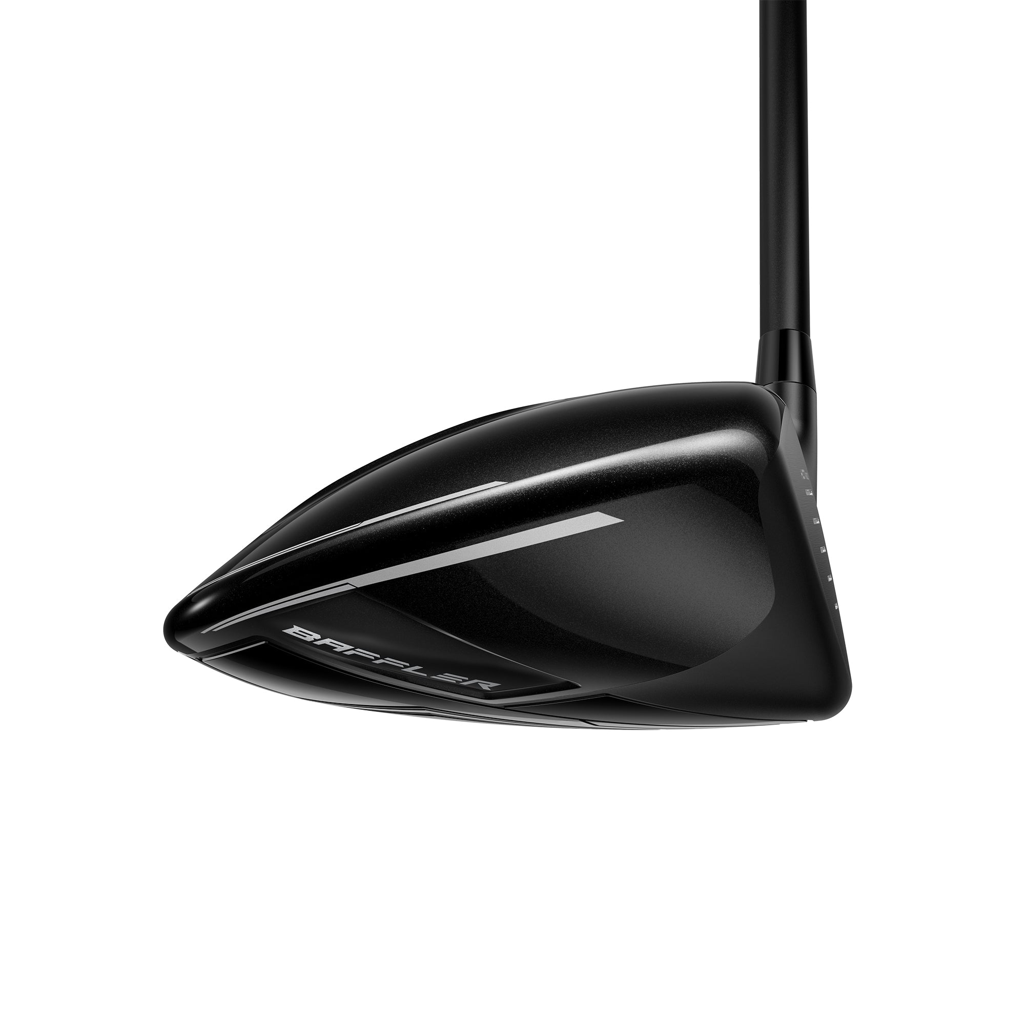 Cobra BAFFLER Offset Driver toe view showing heel-biased weighting