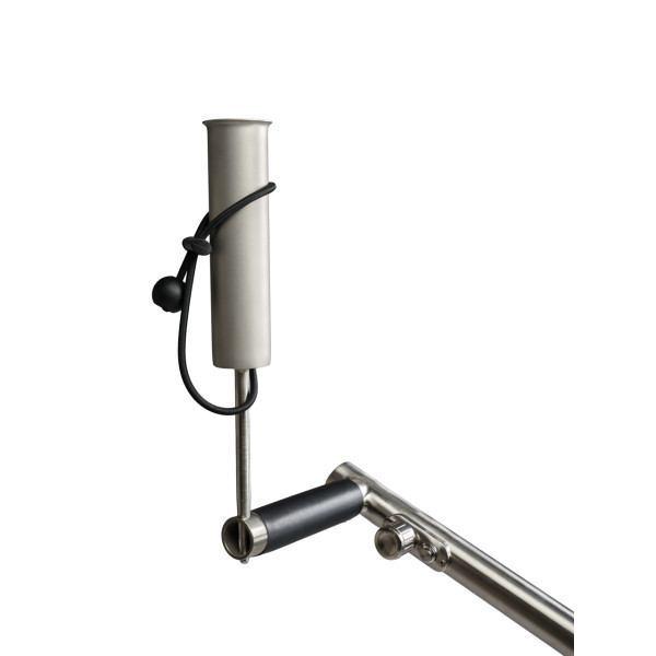 Davies Caddy Compact Umbrella Holder in Brush Silver Matt