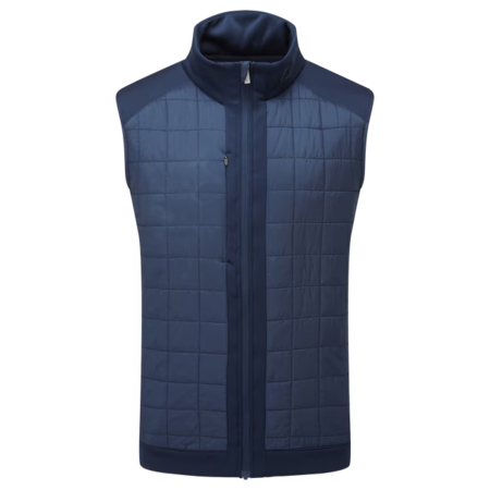 FootJoy ThermoSeries Lightweight Insulated Vest – front view charcoal