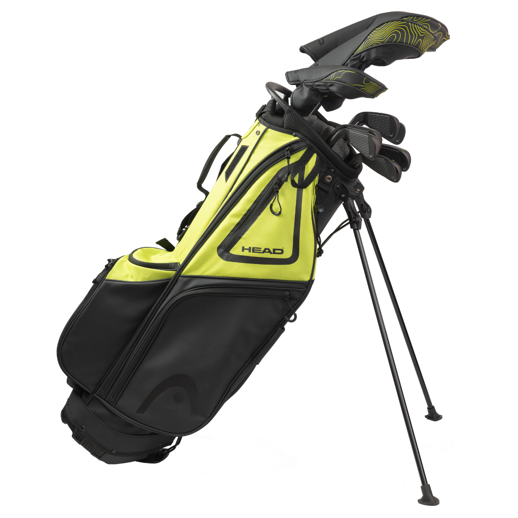 HEAD Golf Complete Set — graphite shaft metalwoods and steel shaft irons detail