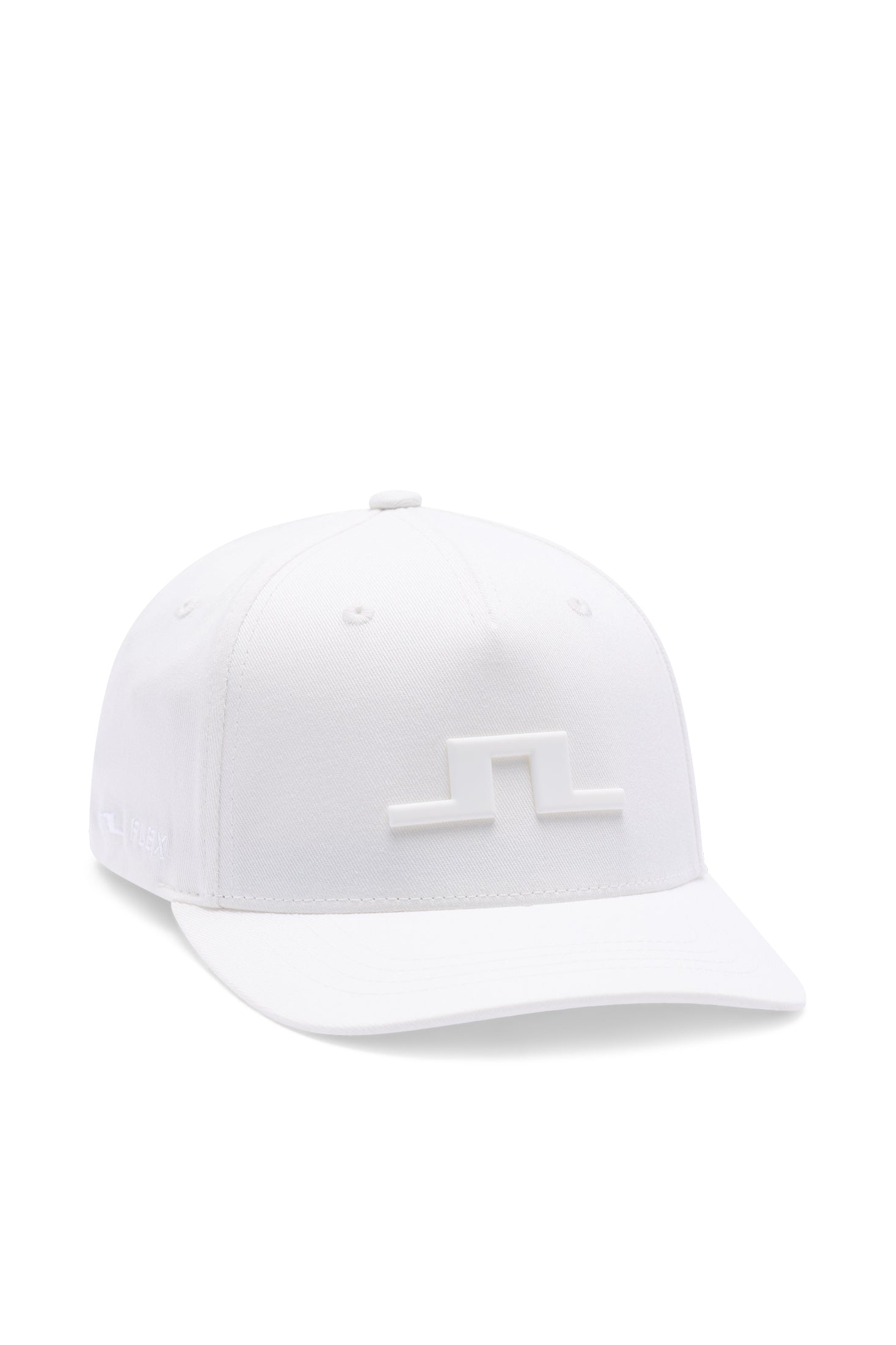 J.Lindeberg Heath Cap White – back view showing center-back branding and adjuster
