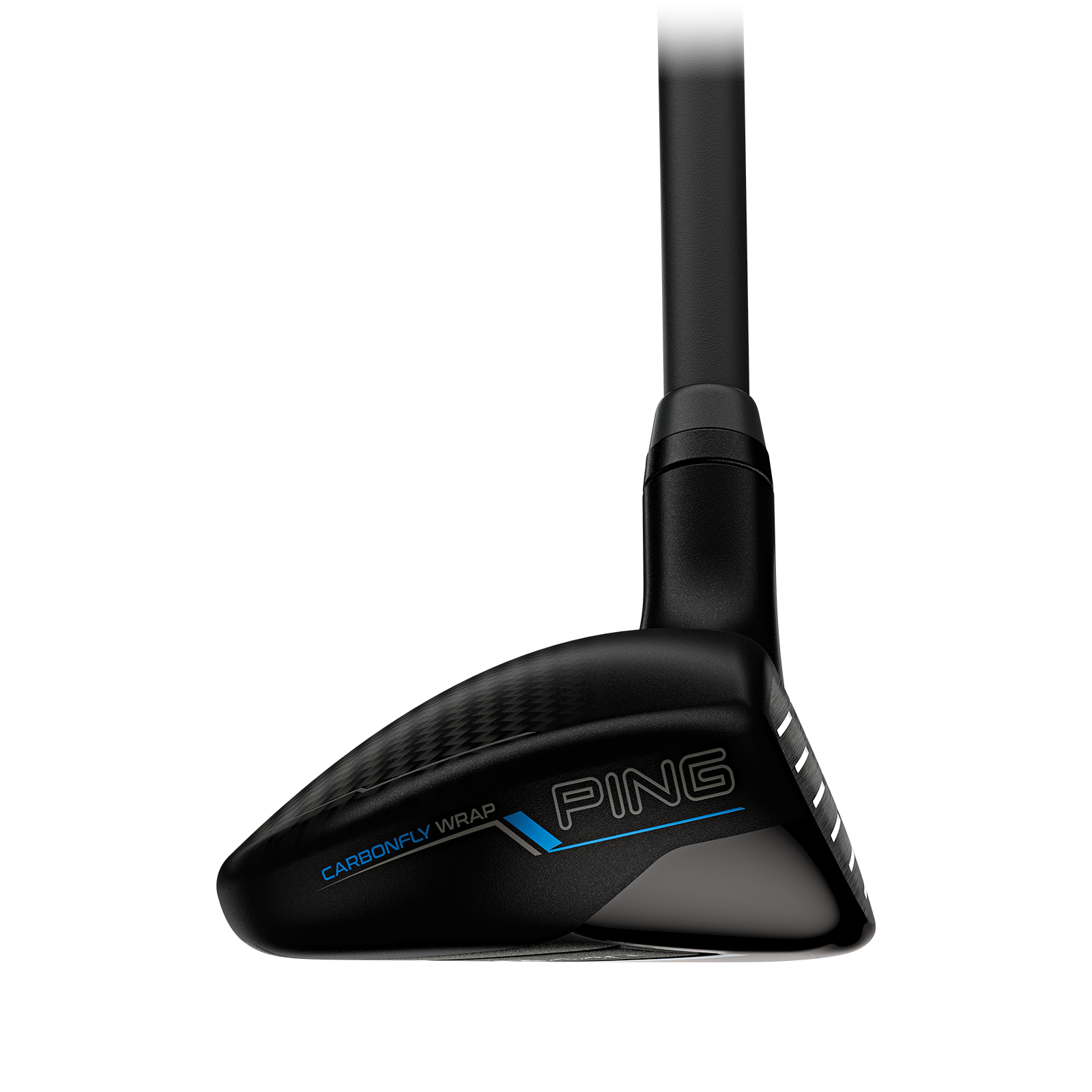 PING G440 hybrid 4 hybrid toe view showing contoured sole design