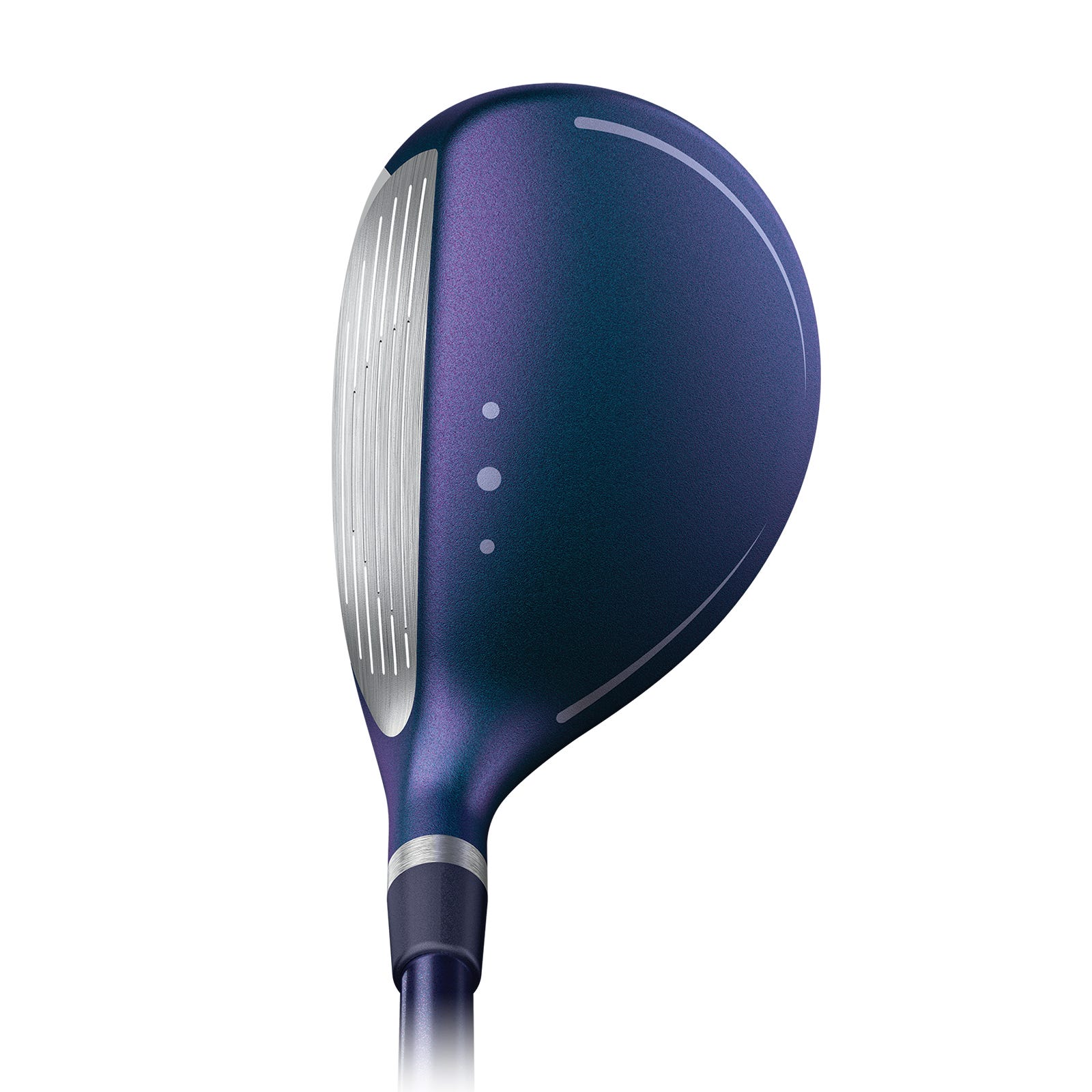 Address view of G Le4 hybrid showing club profile