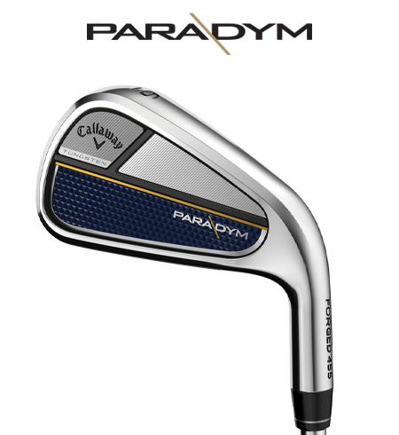 Callaway Paradym irons comparison chart