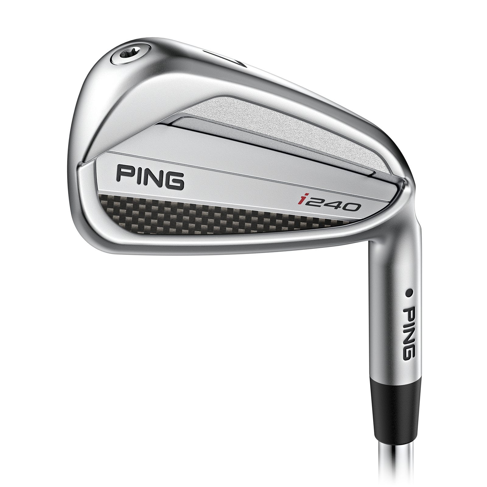 Cavity-back view of the PING i240 7-iron head