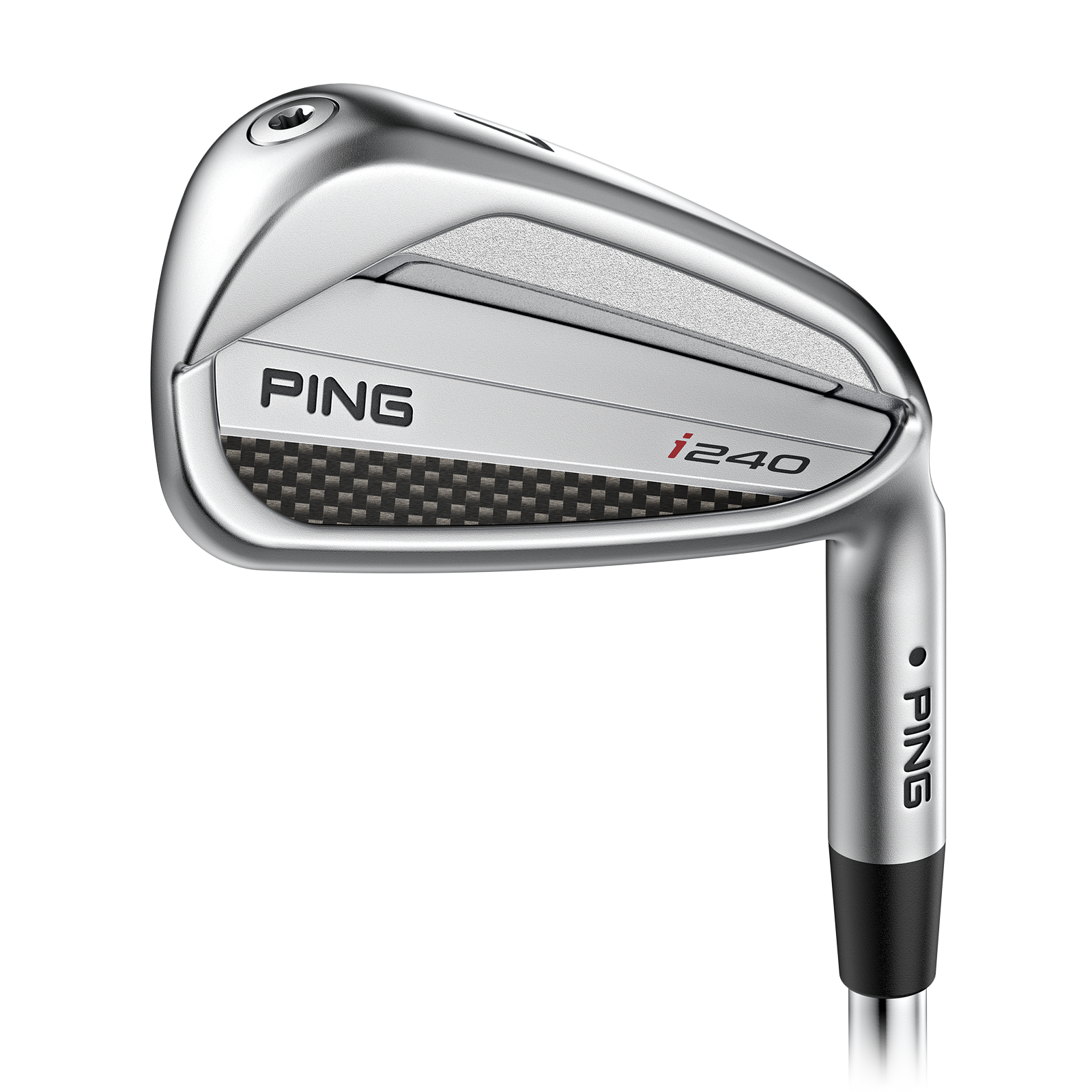 Cavity-back view of the PING i240 7-iron head