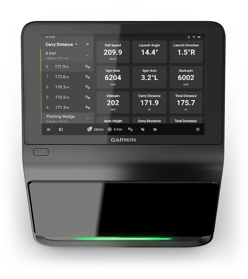 Garmin Approach R50 ball metrics