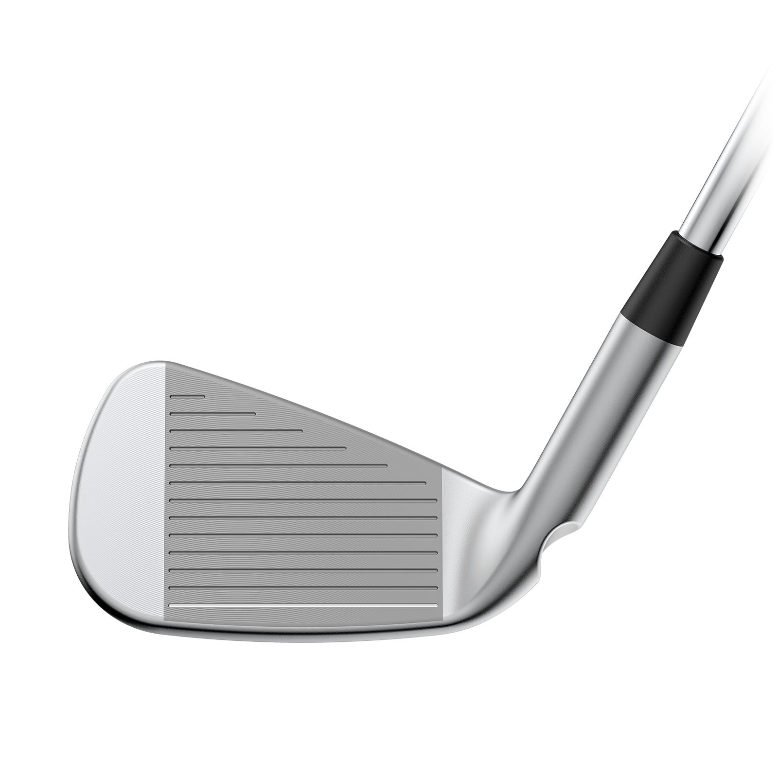 PING i240 7-iron face view showing tour-proven groove geometry
